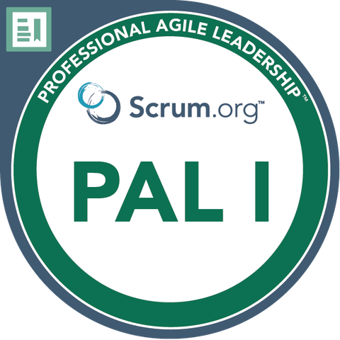 Certification préparée : Professional Agile Leadership (PAL-E)