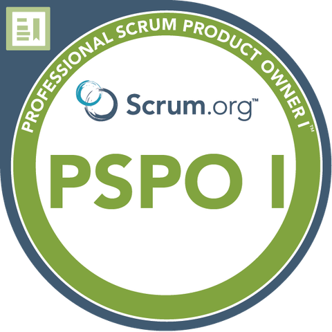 Certification préparée : Professional Scrum Product Owner I (PSPO I)